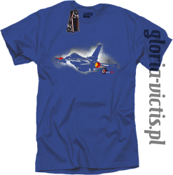 F16 Mission One - Koszulka męska niebieska 