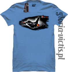 F16 Mission One - Koszulka męska błękit 