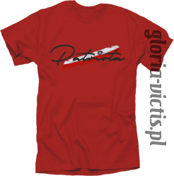 Patriota - koszulka męska czerwona