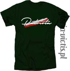 Patriota - koszulka męska butelkowa