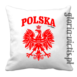 POLSKA herb Polski standard - Poduszka