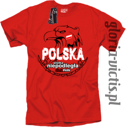 Polska Wielka Niepodległa - Koszulka męska - czerwona