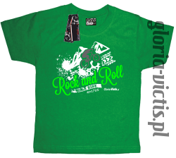Rock and Roll Bike Ride EST 1765 - Koszulka dziecięca - zielony