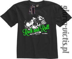 Rock and Roll Bike Ride EST 1765 - Koszulka dziecięca - czarny