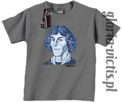 Mikołaj Kopernik Money Design - Koszulka dziecięca szara 