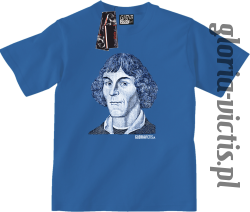 Mikołaj Kopernik Money Design - Koszulka dziecięca niebieska 