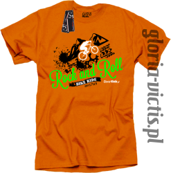 Rock and Roll Bike Ride EST 1765 - Koszulka męska - pomarańczowy