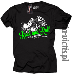 Rock and Roll Bike Ride EST 1765 - Koszulka męska - czarny