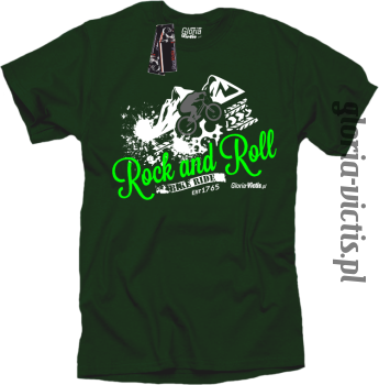 Rock and Roll Bike Ride EST 1765 - Koszulka męska