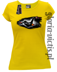 F16 Mission One - Koszulka damska żółta 