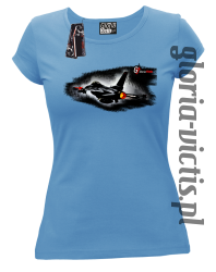 F16 Mission One - Koszulka damska błękit 