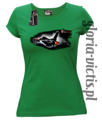 F16 Mission One - Koszulka damska zielona 