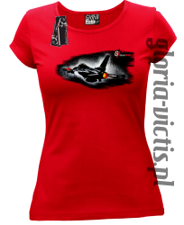 F16 Mission One - Koszulka damska czerwona 