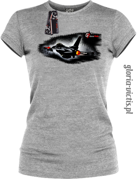 F16 Mission One - Koszulka damska melanż 
